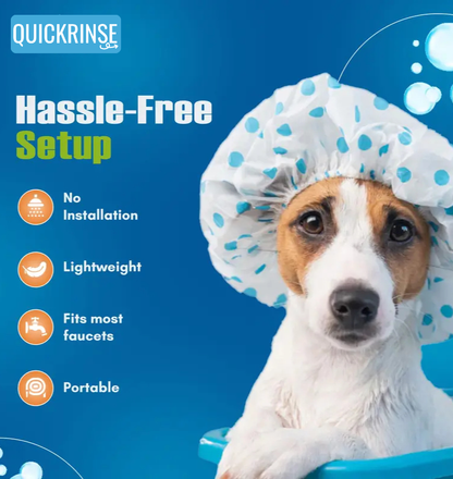 QuickRinse™ Instant Slip-On Tub Sprayer