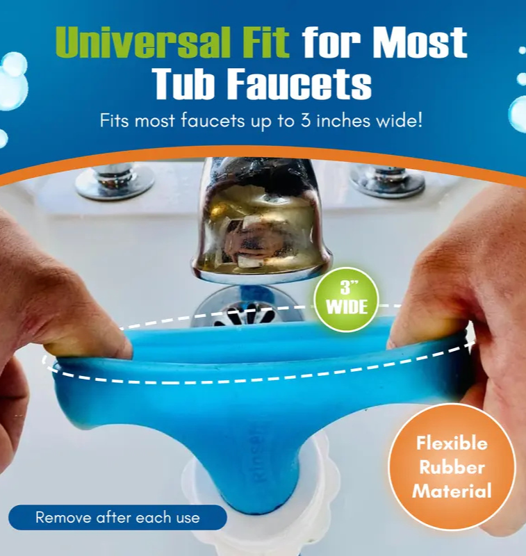 QuickRinse™ Instant Slip-On Tub Sprayer